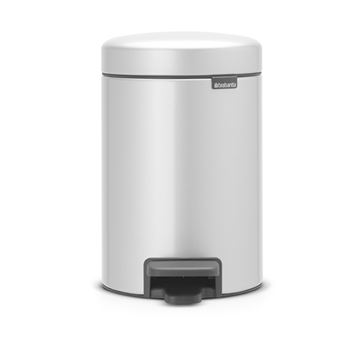 Cubo de basura con pedal Brabantia NewIcon 3 L Acero inoxidable
