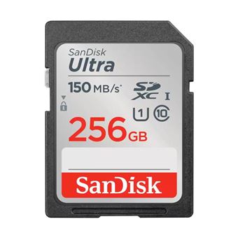Tarjeta de memoria SD Sandisk Ultra 256GB