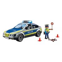 PLAYMOBIL 5187 – Coche De Policía Con Lancha Y Remolque, Juguete Educativo Con Figuras Y Accesorios, Para Niños +3 Años