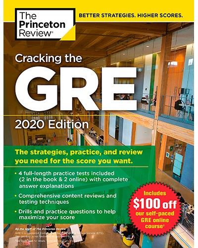 Cracking The Gre With 4 Practice Tests - 2020 Edition