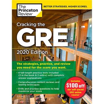 Cracking the GRE With 4 Practice Tests - 2020 Edition