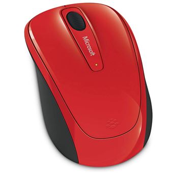 Ratón inalámbrico Microsoft 3500 Rojo