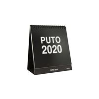 Calendario de mesa Fisura Negro - Puto 2020