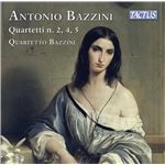 Antonio Bazzini : Quatuors à cordes n° 2, 4, 5. Quartetto Bazzini. - CD