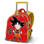 Mochila Con Ruedas Pequeña Dragon Ball Kintoun Rojo