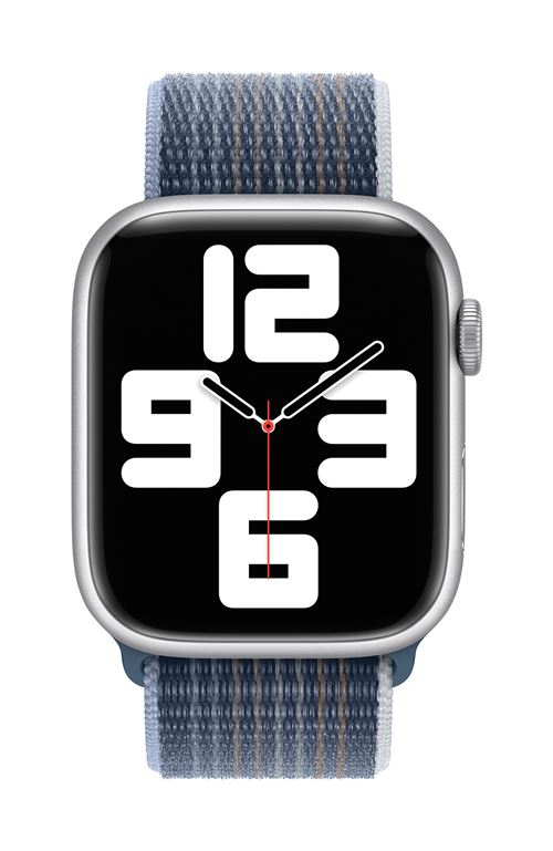 Correa Deportiva Apple Loop Azul Tormenta Para Apple Watch 45mm