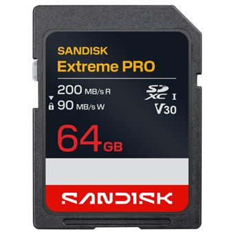 Tarjeta de memoria SD SanDisk Extreme PRO 64GB