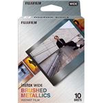 Pack de 10 películas Fujifilm para Cámara Instax Wide Brushed Metallics 