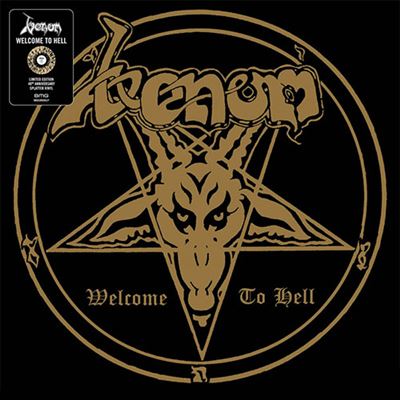 Default Constructor Crema/Negro Welcome To Hell – Vinilo Splatter