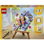 Lego creator 31390 pintura decorativa de arte floral