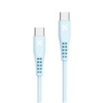Cable USB-C a USB-C WeFix 60W 1m Azul
