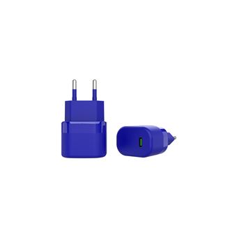 Cargador Muvit for change USB-C 25W Azul 