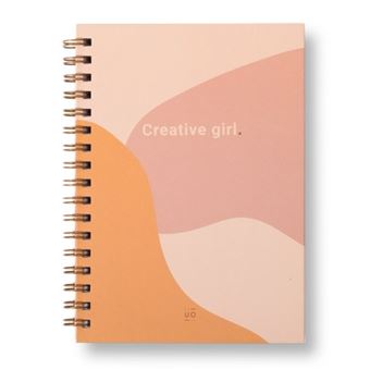 UO Libreta Mediana Punteada Tapa dura - Creative girl