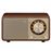 Radio Portátil Bluetooth Sangean SWR7 Nogal
