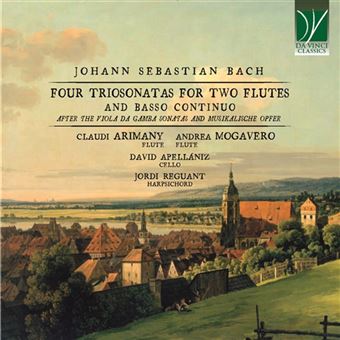 Bach: Quatre Sonates pour deux flûtes et basse continue - CD