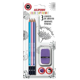 Set de 12 lápices de colores + 3 Grafitos HB