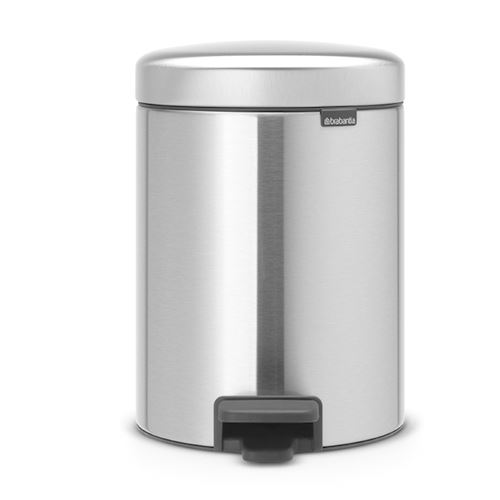 Cubo De Basura Con Pedal Brabantia Newicon 3 L Acero Inoxidable Brillante