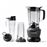 Batidora de vaso Nutribullet Combo NBF500DG 1200W, 3 vasos, batidora personal, cuchilla extractora Easy-Twist, Gris Oscuro