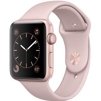 Apple Watch S1 42mm aluminio en oro rosa y correa deportiva rosa arena -  Smartwatch - Comprar al mejor precio | Fnac