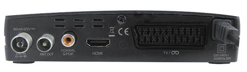 Receptor Satélite METRONIC ZAPBOX HD-SO1 Negro USB HDMI
