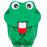 Mochila infantil pequeña Finn la rana verde_1