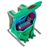 Mochila infantil pequeña Finn la rana verde_2