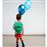 Mochila infantil pequeña Finn la rana verde_3