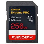 Tarjeta de memoria SD SanDisk Extreme PRO 256GB