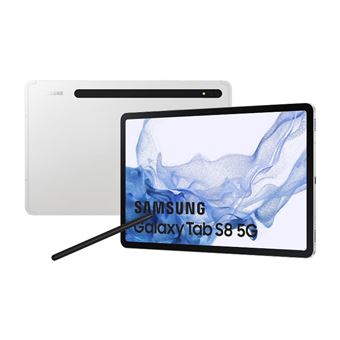 Samsung Galaxy Tab S8 11'' 256GB 5G Plata