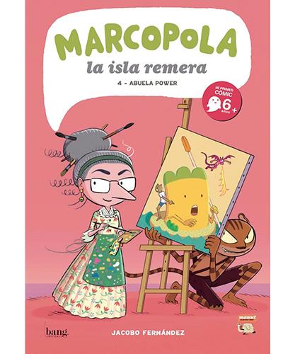 Marcopola 4 La isla remera tapa blanda libro de jacobo serrano