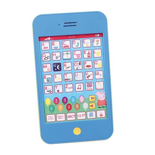 Peluche interactivo con tablet infantil Bandai Peppa Ping Juego