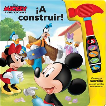 A Construir-Libro Con Martillo Sonoro Mickey