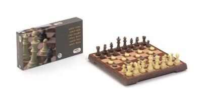 Juegos ajedrez + damas magnéticos