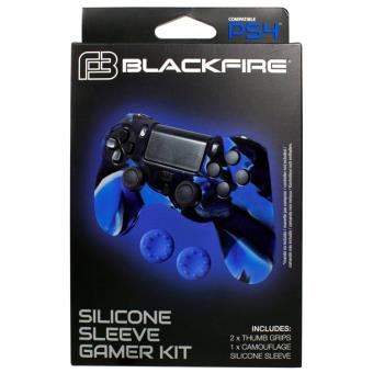 Kit Funda silicona Sleeve Gamer para PS5 Portal Remote Player Blackfire