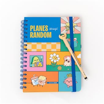 Mr Wonderful Agenda Wonder 2026 Semanal - Planes random + Bolígrafo bobo de regalo - 1