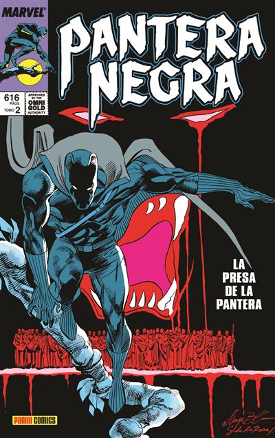 Panini Negra Marvel Gold Omnibus Pantera 2. La Presa De La Pantera