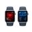 Apple Watch SE 2 40 mm GPS, Caja de aluminio en plata y correa deportiva Azul abismo - Talla M/L