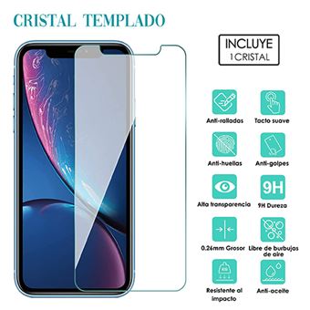Protector de pantalla Icoveri Cristal templado para iPhone SE 2022 -  Protector de pantalla