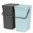 Cubo de basura empotrado Brabantia Sort & Go 12 L Menta/Negro_0