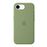 Funda de silicona Apple Musgo claro con MagSafe para iPhone 17e