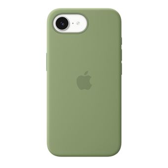 Funda de silicona Apple Musgo claro con MagSafe para iPhone 17e