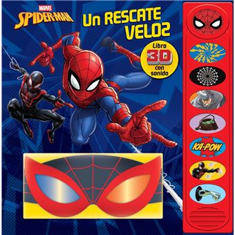 Un Rescate Veloz-Libro 3D Con Sonido-Spiderman 3D