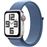 Apple Watch SE 40mm GPS Caja de aluminio Plata y correa Loop deportiva Azul invierno