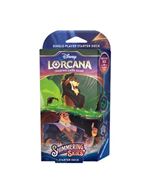 Juego de cartas disney lorcana: shimmering skies starter deck disp 8p english