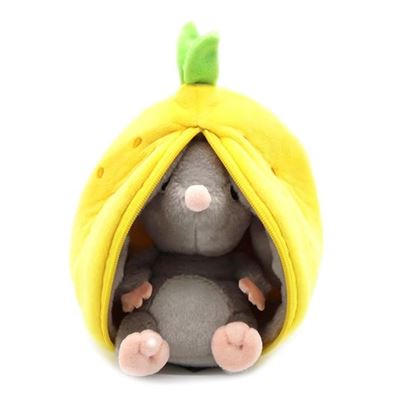 Peluche de ratón limón flipetz nature et decouvertes