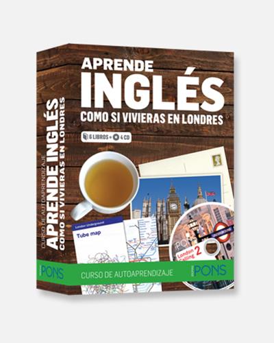 Aprende inglés como si vivieras en Londres. Curso de autoaprendizaje de inglés (6 libros + 4 CD) (Nivel A1-B1)