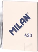 Libreta Espiral Pautado 80 Hojas A4 1918 Beige