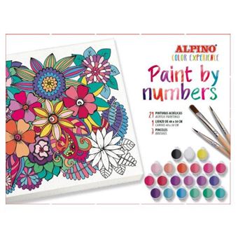 Kit de PINTURA por NÚMEROS para adultos y niños Arte sencillo de