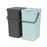 Cubo de basura Brabantia Sort & Go 2 x 16 L Gris/Verde_0