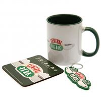 Set de regalo Friends Central Perk Taza, llavero y posavasos